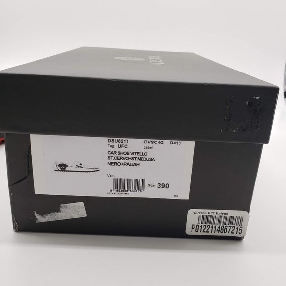 Versace Medusa Leather Loafers Moccasin Black - 39 - Picture 10 of 10